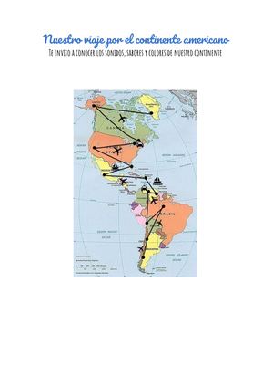 Nuestro viaje por el continente americano