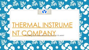 Thermal Instrument Ppt