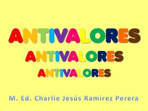 Presentacion Antivalores