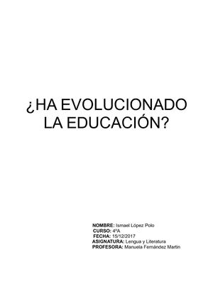 Comentario Crítico Educación