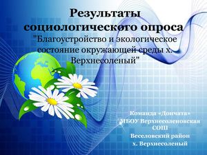 Результаты соцопроса