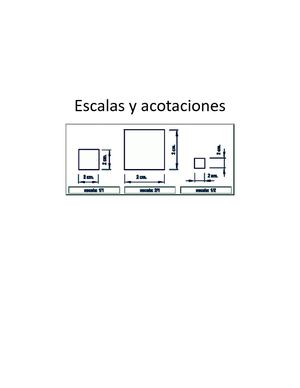 Escalas Y Acotaciones