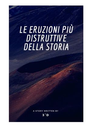 Le eruzioni più distruttive della storia
