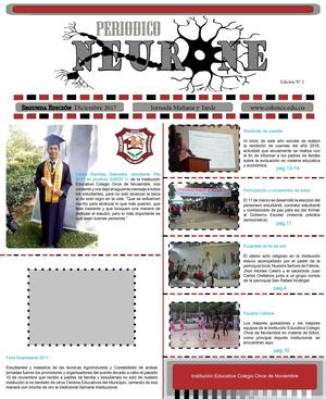 Periódico Escolar  Neurone Edición  Nº 2