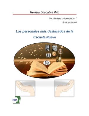 Los personajes mas destacados de la Escuela Nueva