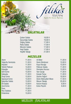 Filikos Menü