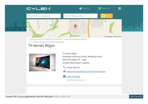 Wigan Cylex Uk Co Uk Company Tv Aerials Wigan 26325624 Html