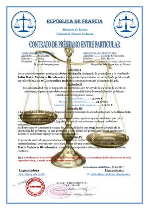 Contrato De Préstamo Sr Julio Mario Valencia Rivadeneira 1