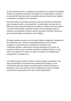 Practica Sociologia Odt Iglesia Protestante