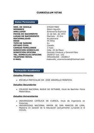 Curriculum Vitae