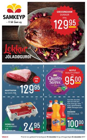 Samkeyp tilboðsblað vika 51