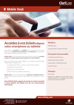 ClariLog Mobile Desk