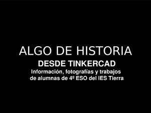 Piezas Históricas:tinkercad