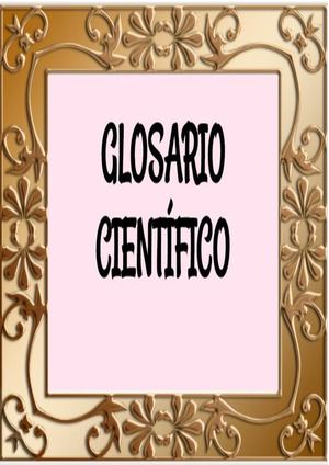 Glosario Científico