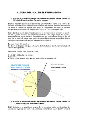 Altura Del Sol En El Firmamento