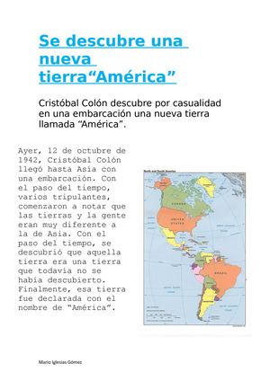 Descubrimiento de América