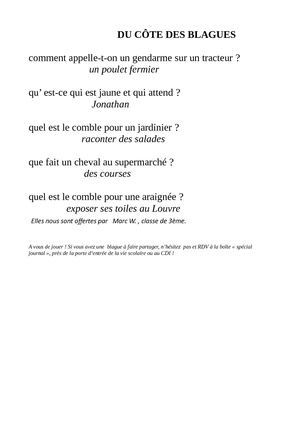 Du Côté Des Blagues