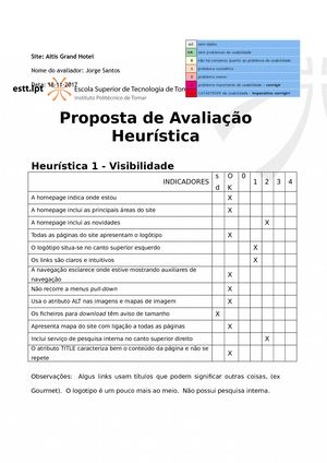 Grelha Heurística Altis Grand Hotel