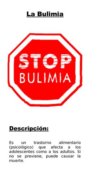 La Bulimia