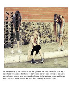 La Intolerancia Y Conflictos En Los Jóvenes