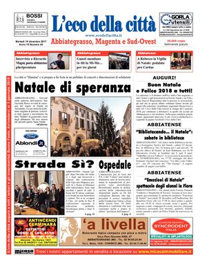 L'eco della città del 19 dicembre 2017