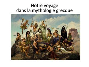 Notre voyage dans la mythologie
