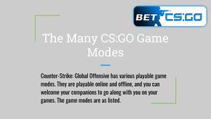 The Many CSGO Game Modes