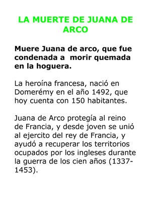 Juana De Arco