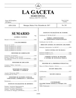 Gaceta No 241 Martes 19 De Diciembre De 2017