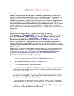 Las Hermanas De La Misericordia