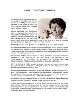 Maria Elena Moyano Delgado