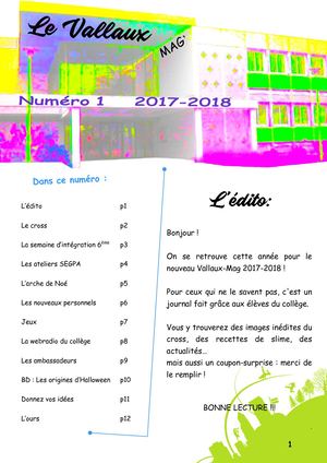 Le Vallaux 2017 2018 Cv 1