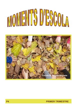 MOMENTS D'ESCOLA - P4 - PRIMER TRIMESTRE