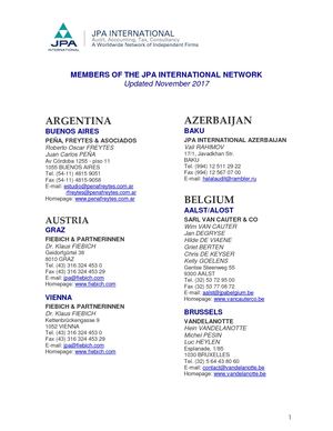 Contact Jpai Updated December 2017