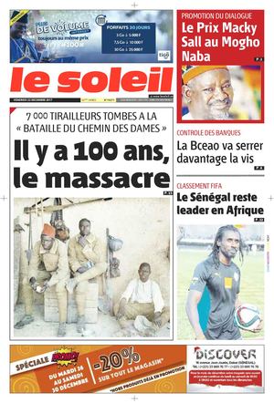 EDITION DU 22 DECEMBRE 2017