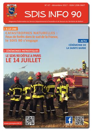 Sdis Info 90 N°67 Décembre 2017