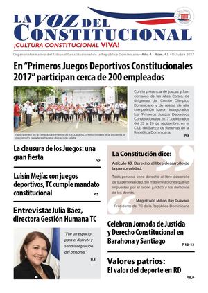 Octubre 2017, Año 4 • Vol. 43