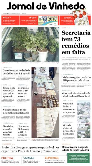 Jornal De Vinhedo Sabado 23 De Dezembro De 2017 Edic1674