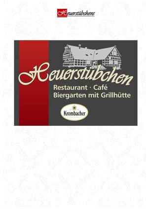 Speisekarte Heuerstuebchen