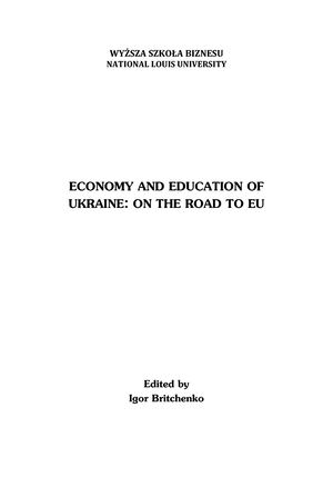 Tatyana Plysyuk, Igor Britchenko Theoretical and Methodical Foundations of Innovation Risks Management