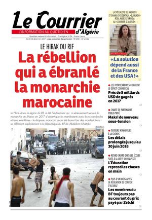 Le Courrier D'Algérie Du Mardi 26 Décembre 2017