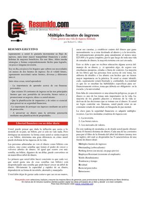 [Pd] Libros Multiples Fuentes De Ingreso