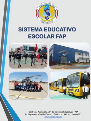 Sistema Educativo Escolar FAP