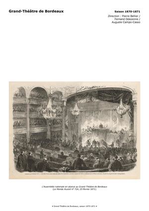 Répertoire des spectacles au Grand-Théâtre 1870-1960