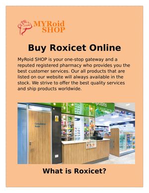 Buy Roxicet Online