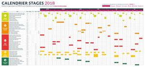 Aforp - Calendrier inter stage - Premier Semestre 2018
