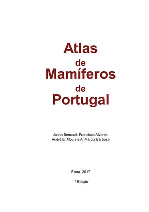 Atlas De Mamíferos De Portugal