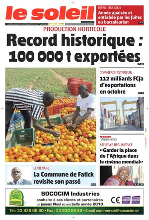 EDITION DU 30-31 DECEMBRE 2017 et 1er JANVIER 2018