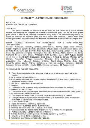 Charlie Y La F De Choco Guia