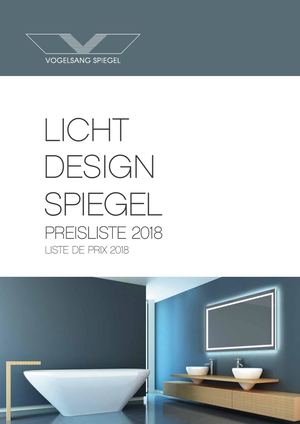 Preisliste Vogelsang 2018